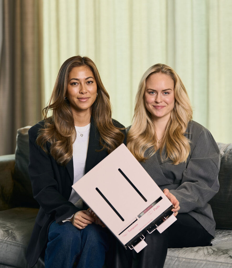 Hanna och Linn på Herbox