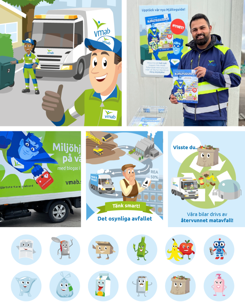 Grafiskt manér för VMAB skapat av WAY